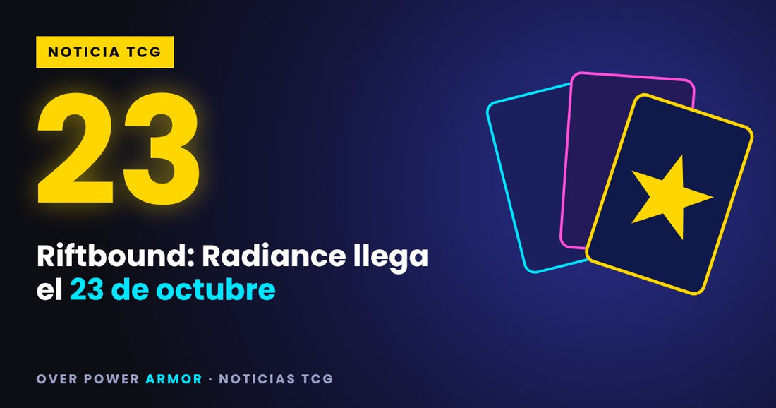Portada: Riftbound Radiance llega el 23 de octubre, con cartas abstractas
