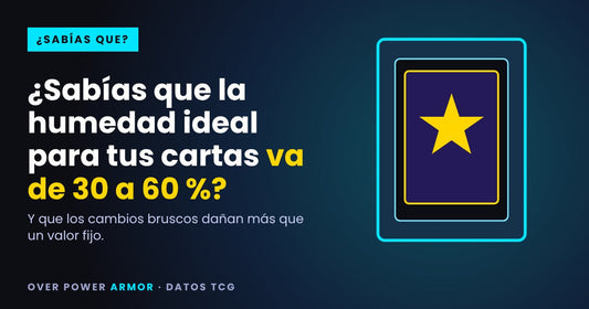 Portada: la humedad ideal para guardar cartas va de 30 a 60 %