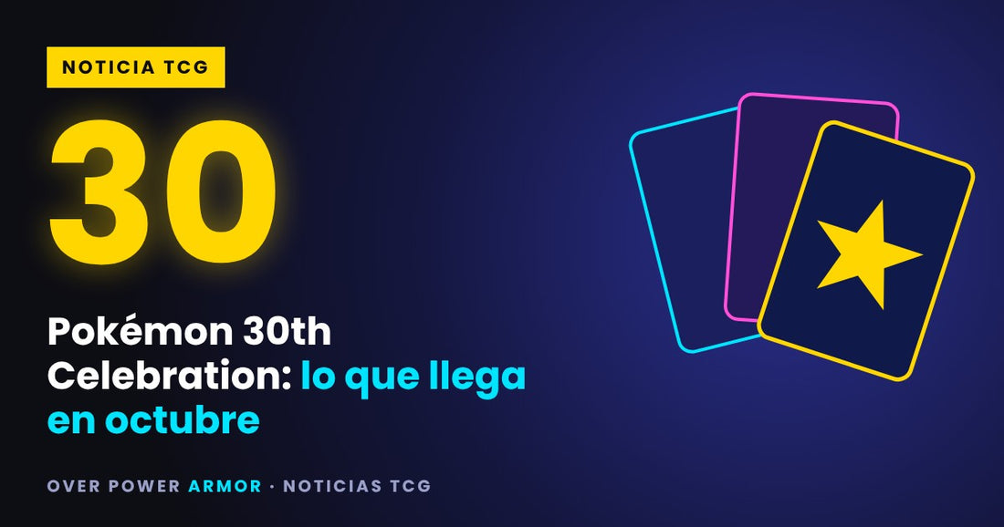 Pokémon TCG 30th Celebration: lo que llega en octubre