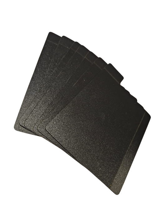 Separadores de Cartas x7 negros
