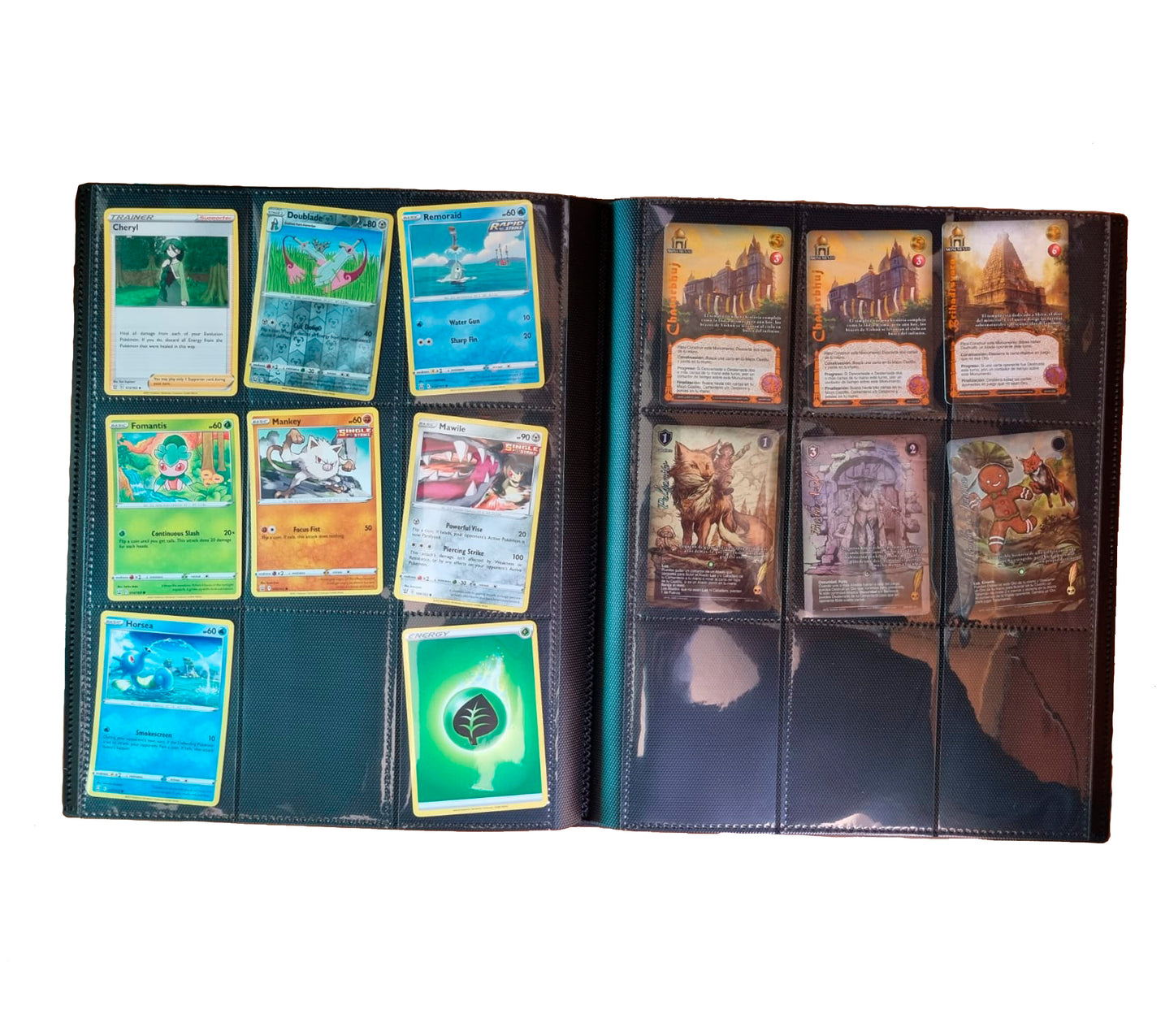 Carpeta almacenamiento 360 espacios con elastico