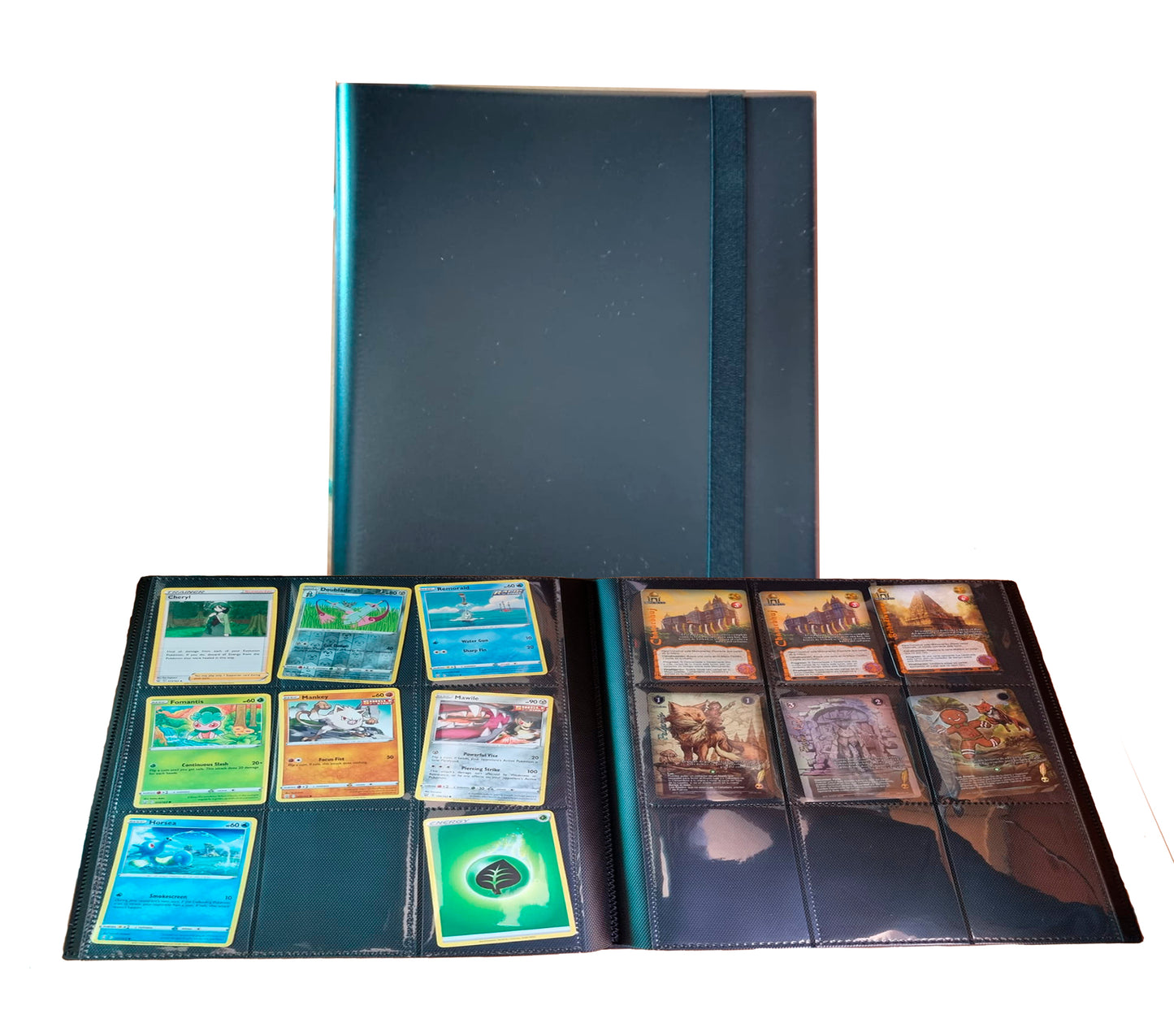 Carpeta almacenamiento 360 espacios con elastico
