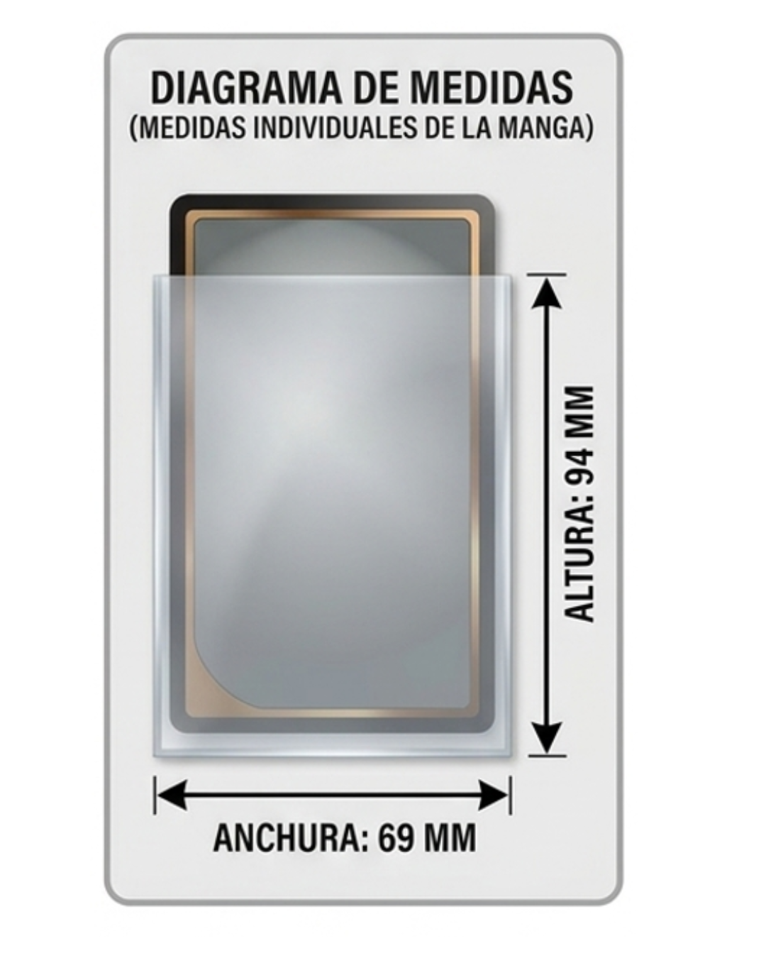 Protectores Penny Sleeves - Fit 65x90